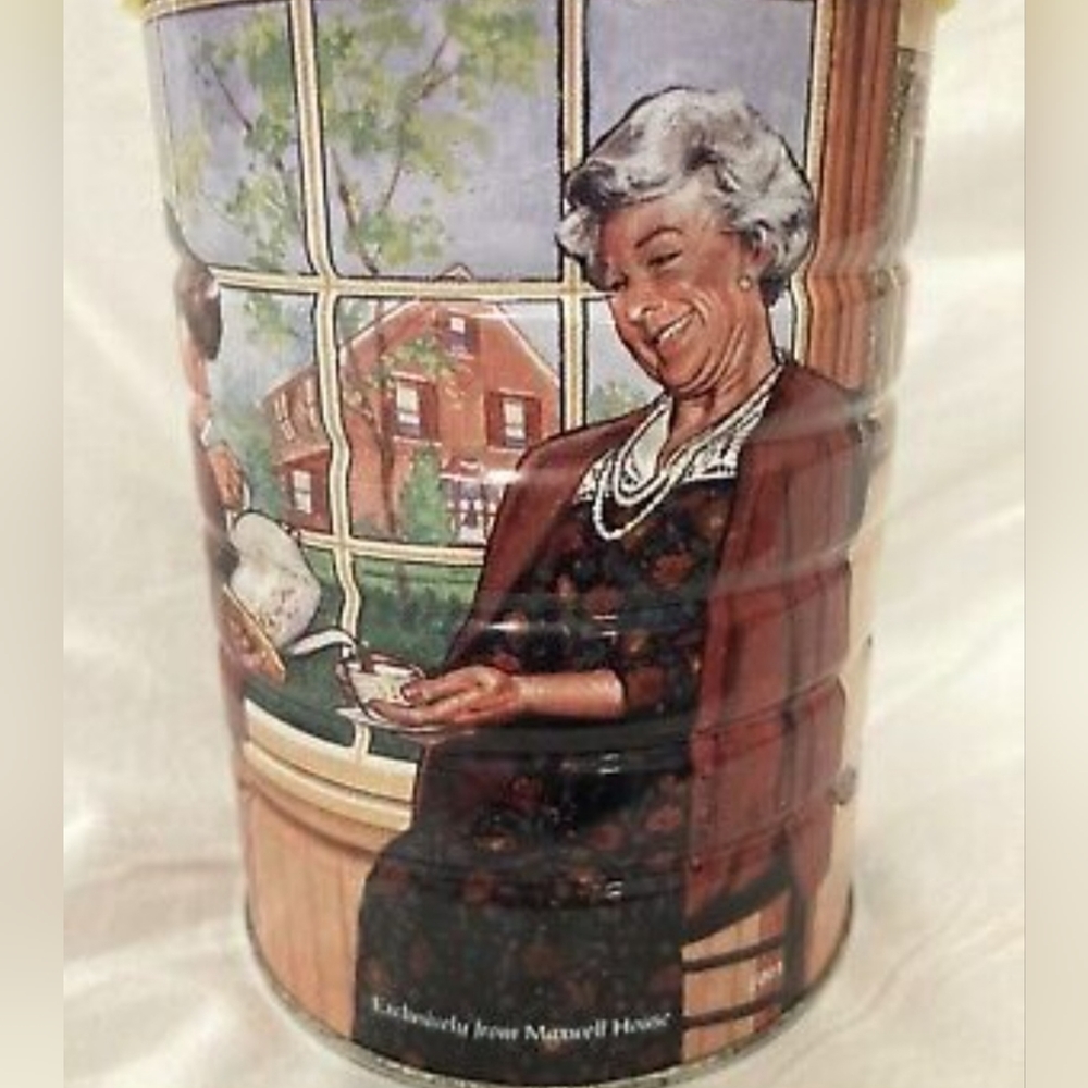Maxwell house 1990's vintage coffee can ☕️